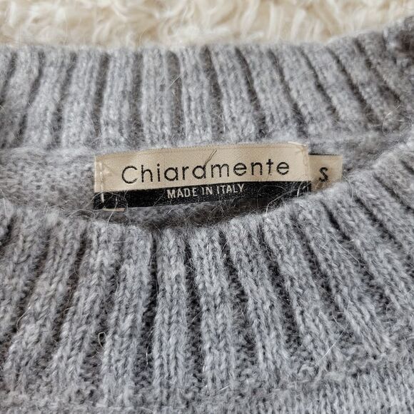 Chiaramente Fair Isle Knit Crew Pullover Sweater S - Picture 5 of 6